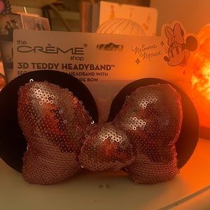 3D TEDDY HEADYBAN “Princess Pink” limited edition Minnie Mouse headband 💗
